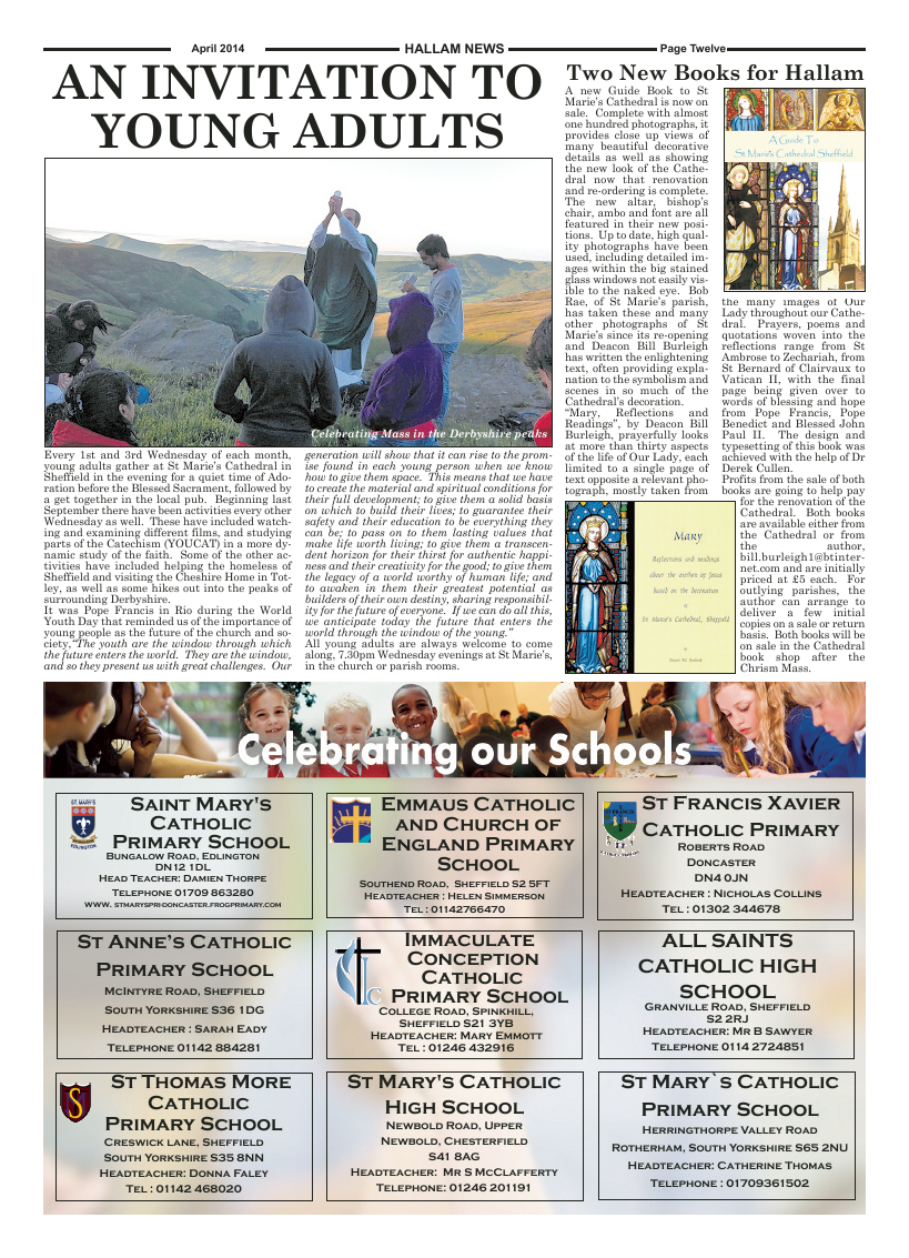Apr 2014 edition of the Hallam News