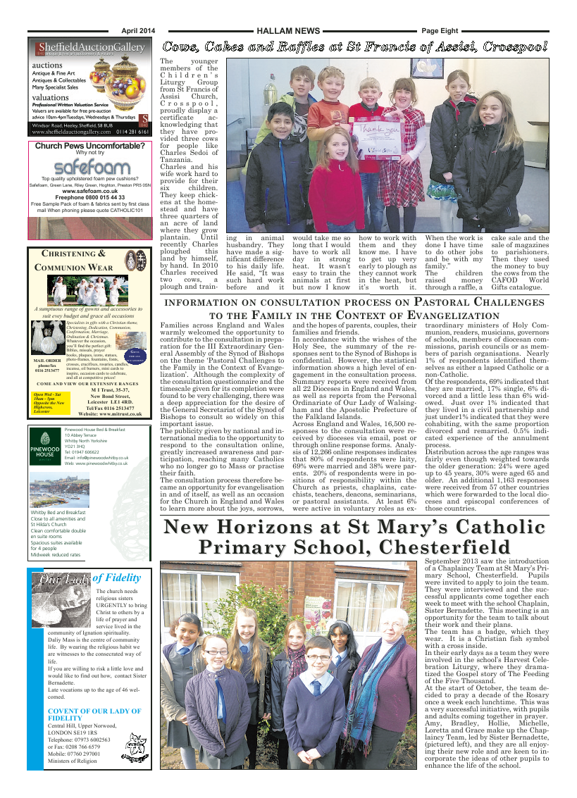 Apr 2014 edition of the Hallam News