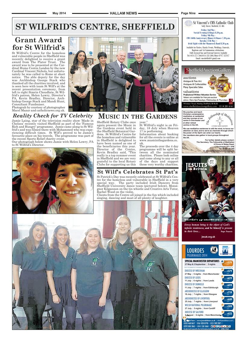 May 2014 edition of the Hallam News