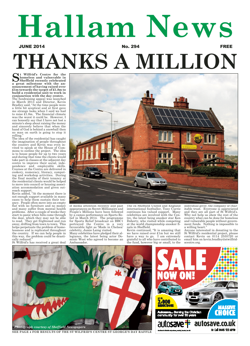 Jun 2014 edition of the Hallam News