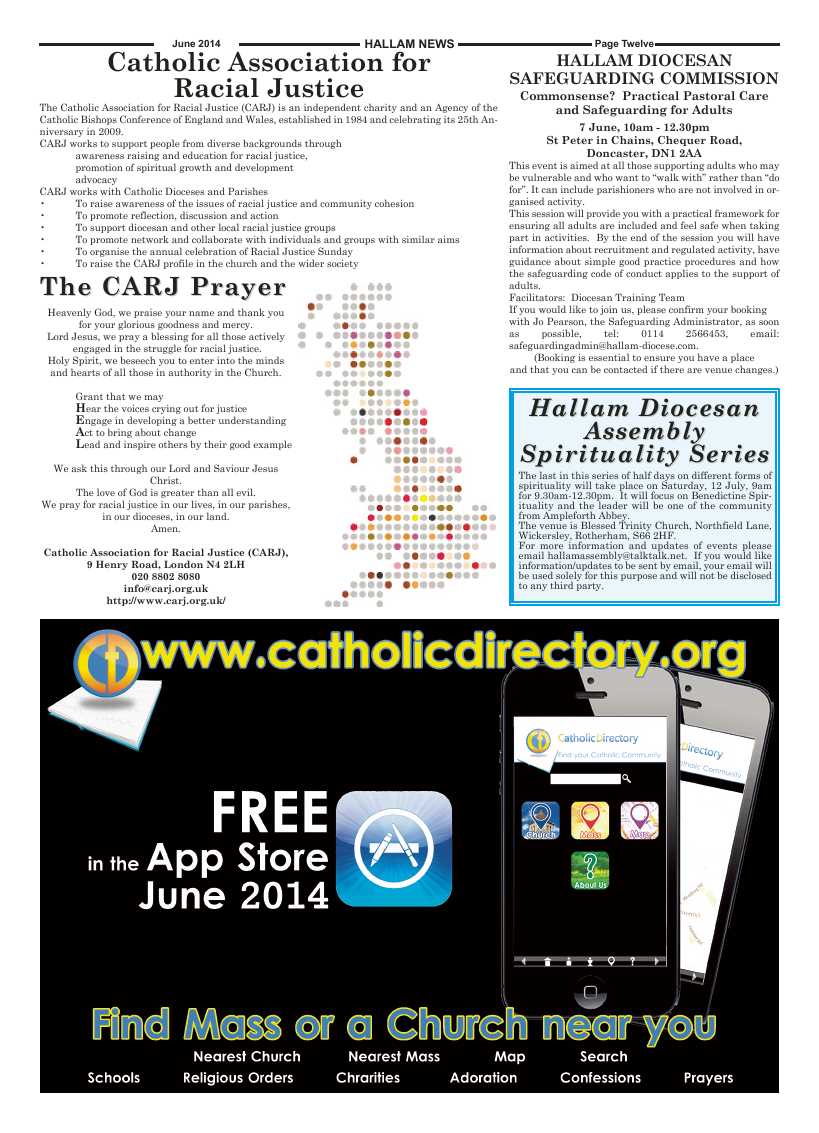 Jun 2014 edition of the Hallam News
