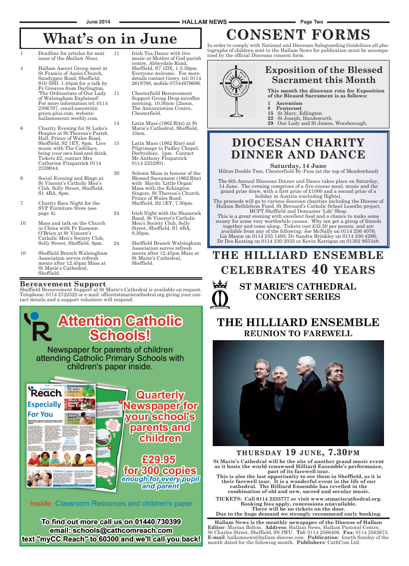 Jun 2014 edition of the Hallam News