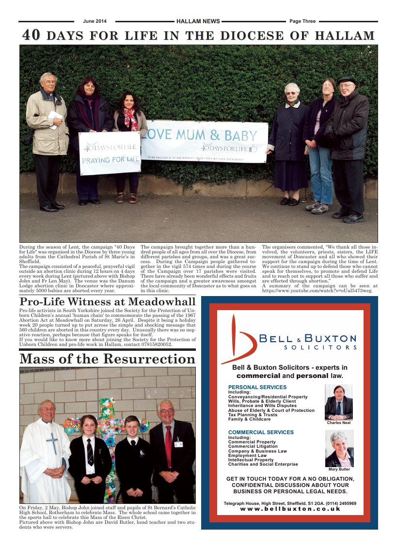 Jun 2014 edition of the Hallam News