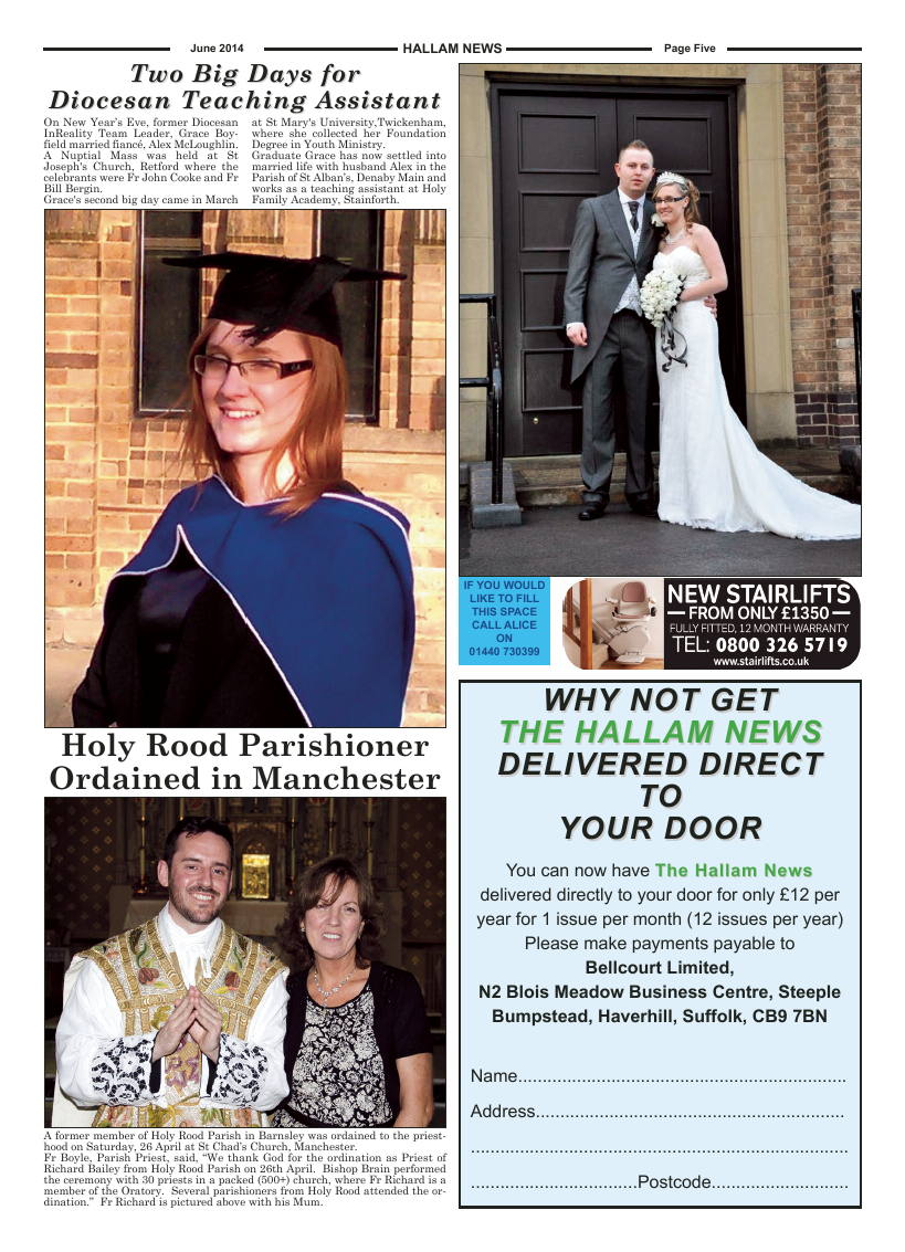 Jun 2014 edition of the Hallam News