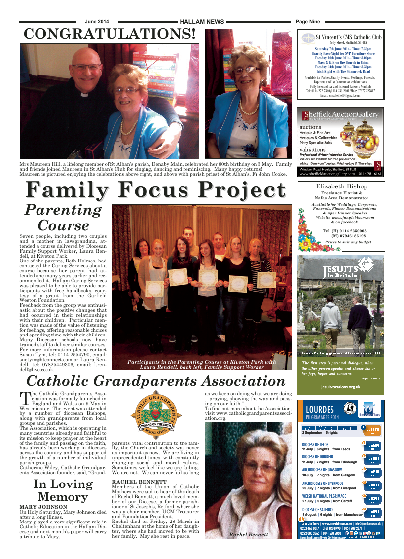 Jun 2014 edition of the Hallam News