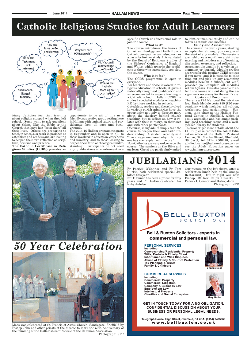 Jul 2014 edition of the Hallam News