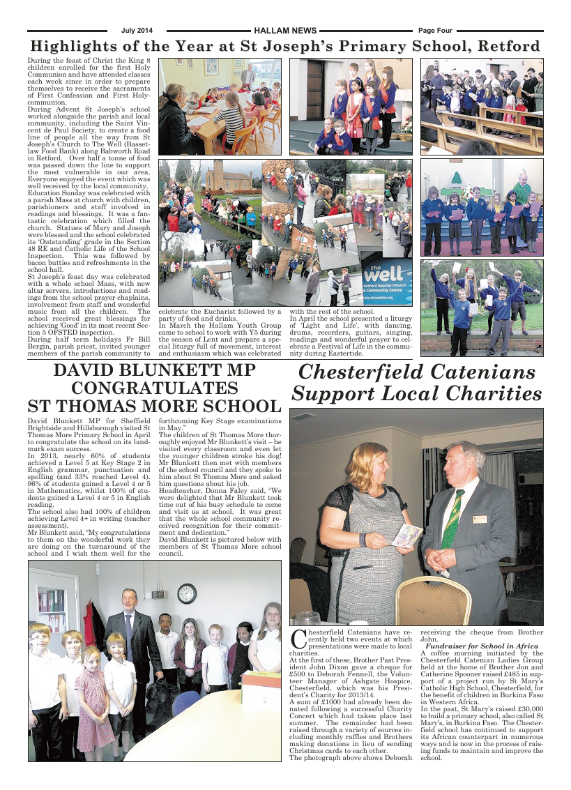 Jul 2014 edition of the Hallam News