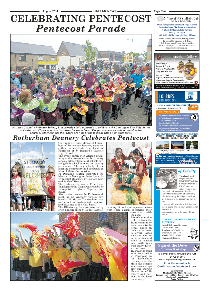 Aug 2014 edition of the Hallam News