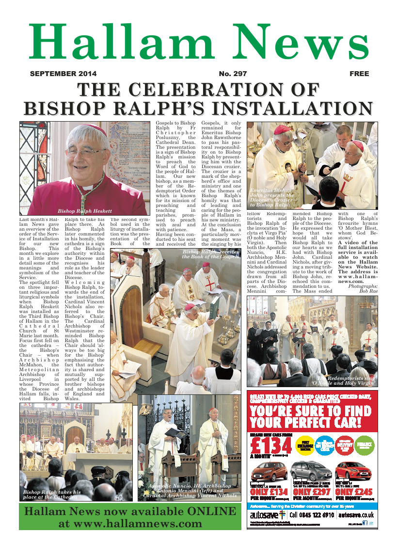 Sept 2014 edition of the Hallam News