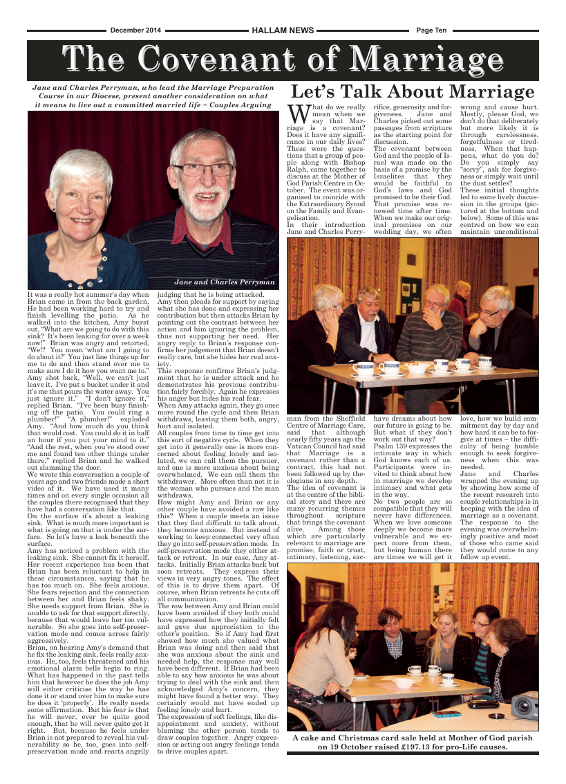 Dec 2014 edition of the Hallam News