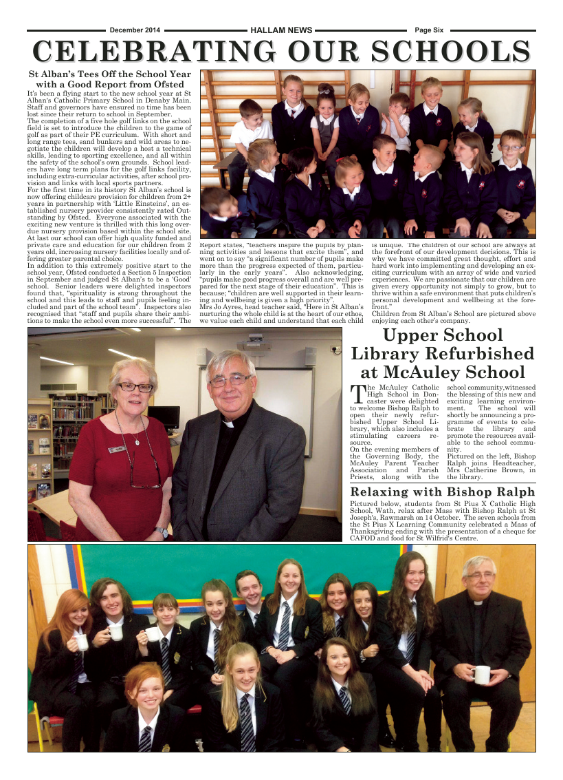 Dec 2014 edition of the Hallam News