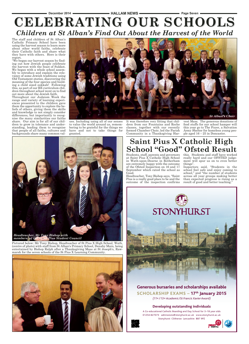 Dec 2014 edition of the Hallam News