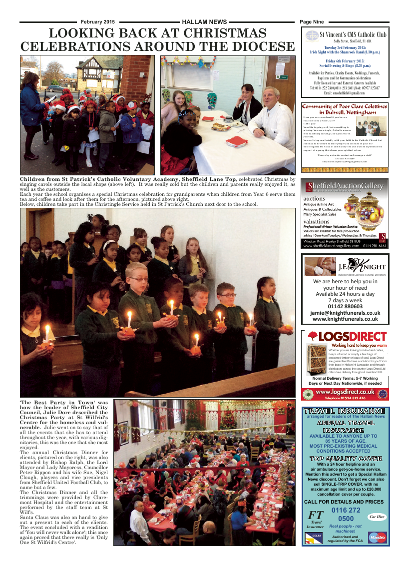 Feb 2015 edition of the Hallam News