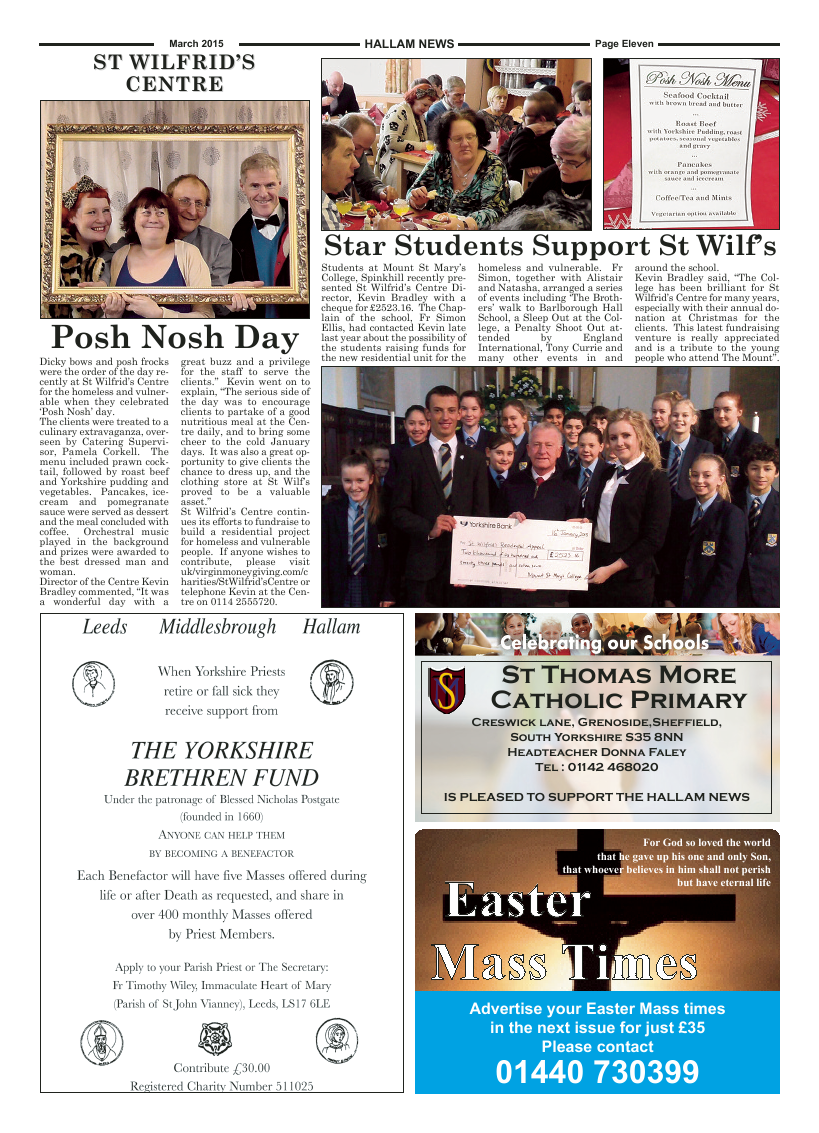 Mar 2015 edition of the Hallam News