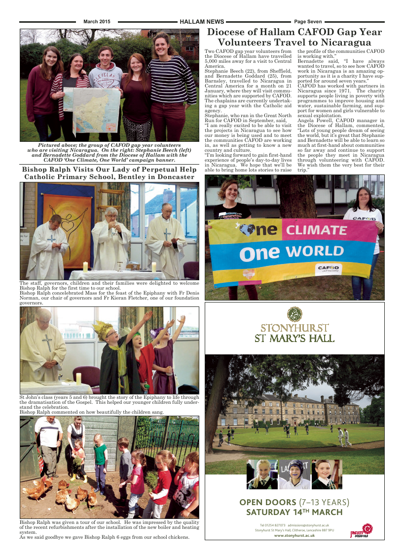 Mar 2015 edition of the Hallam News