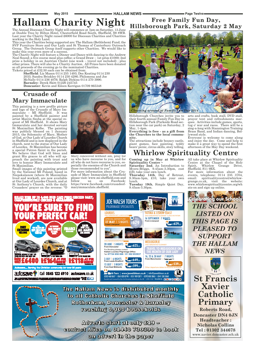 May 2015 edition of the Hallam News