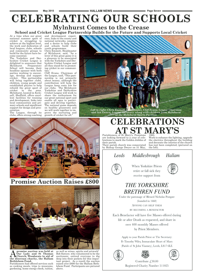 May 2015 edition of the Hallam News