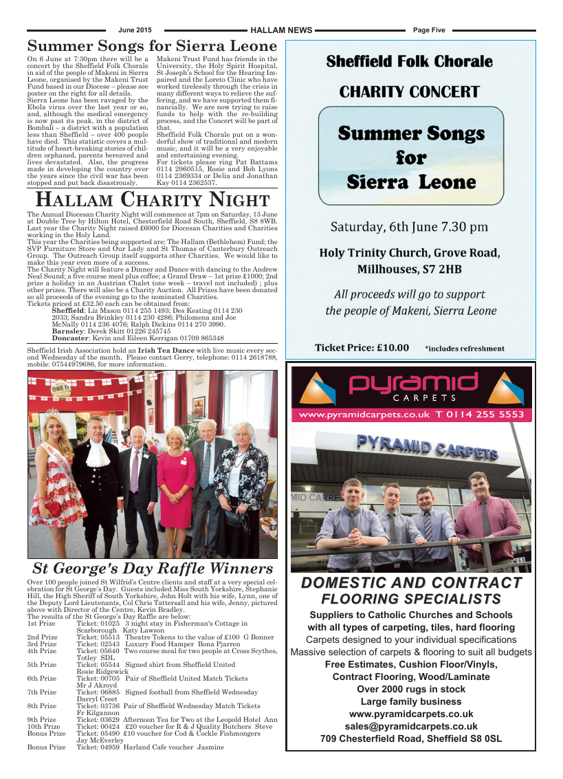 Jun 2015 edition of the Hallam News