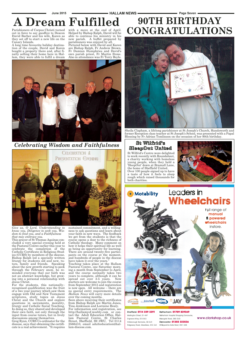 Jun 2015 edition of the Hallam News