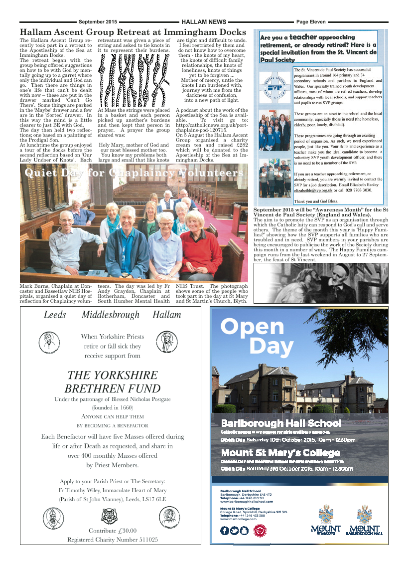 Sept 2015 edition of the Hallam News