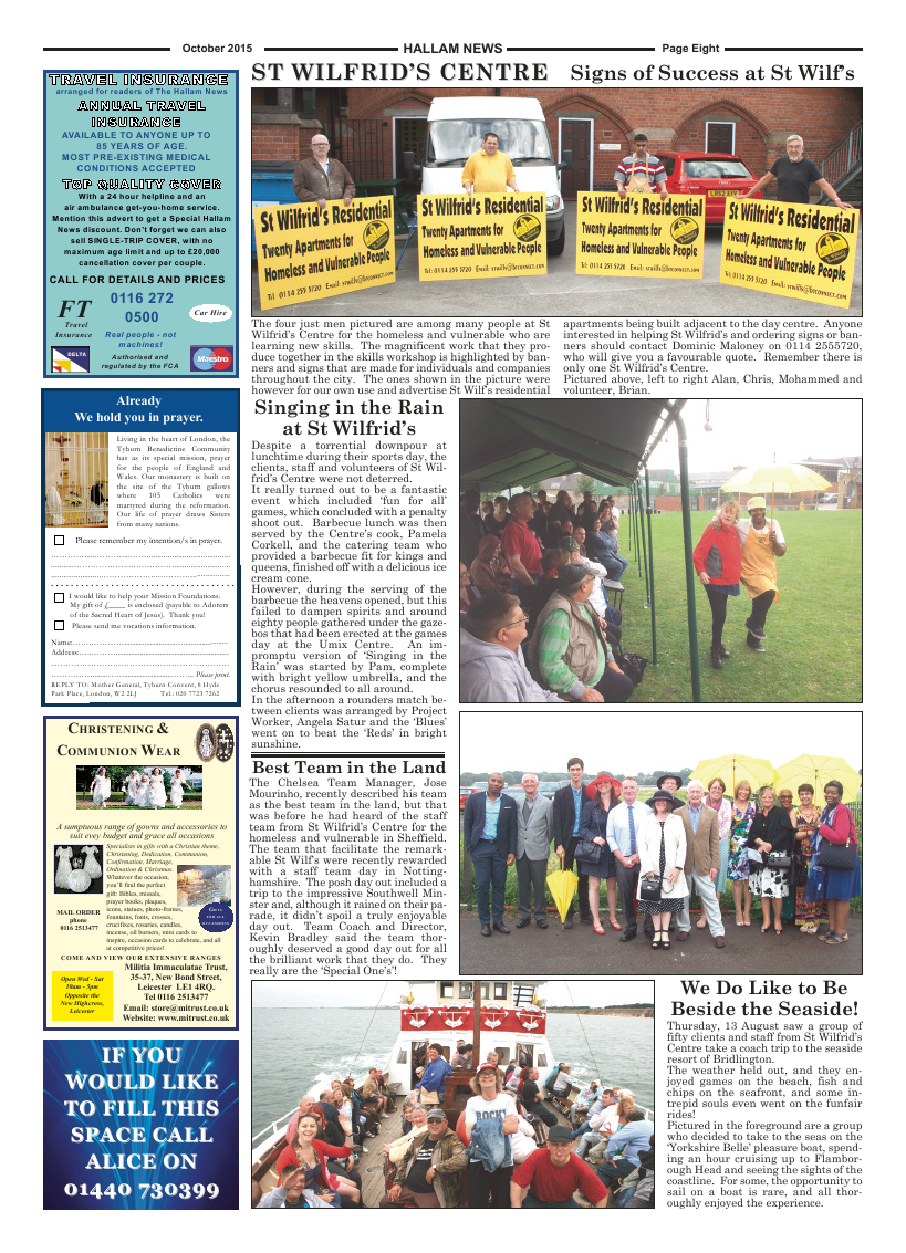 Oct 2015 edition of the Hallam News