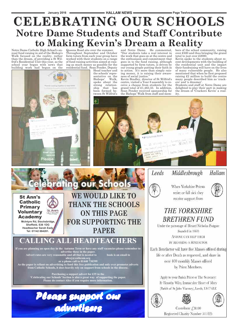 Jan 2016 edition of the Hallam News - Page 