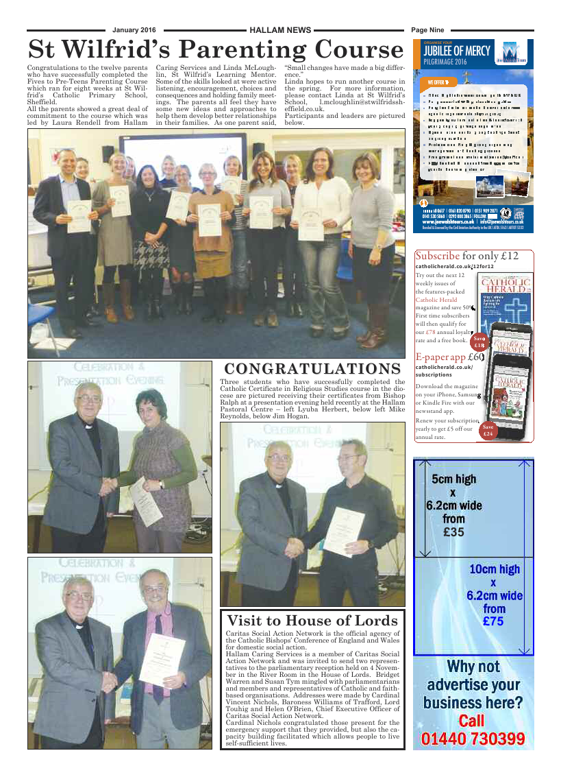 Jan 2016 edition of the Hallam News - Page 