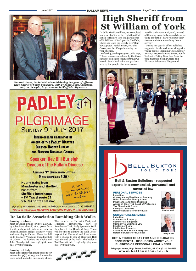 Jun 2017 edition of the Hallam News - Page 