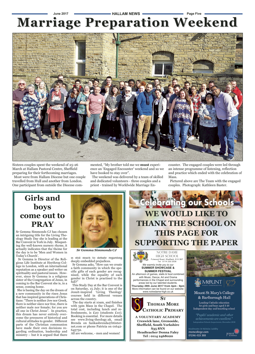 Jun 2017 edition of the Hallam News - Page 