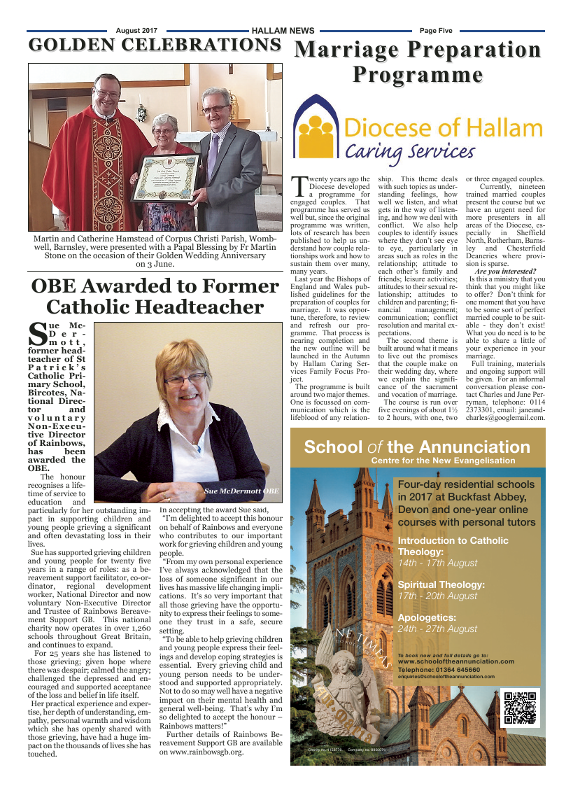 Aug 2017 edition of the Hallam News - Page 