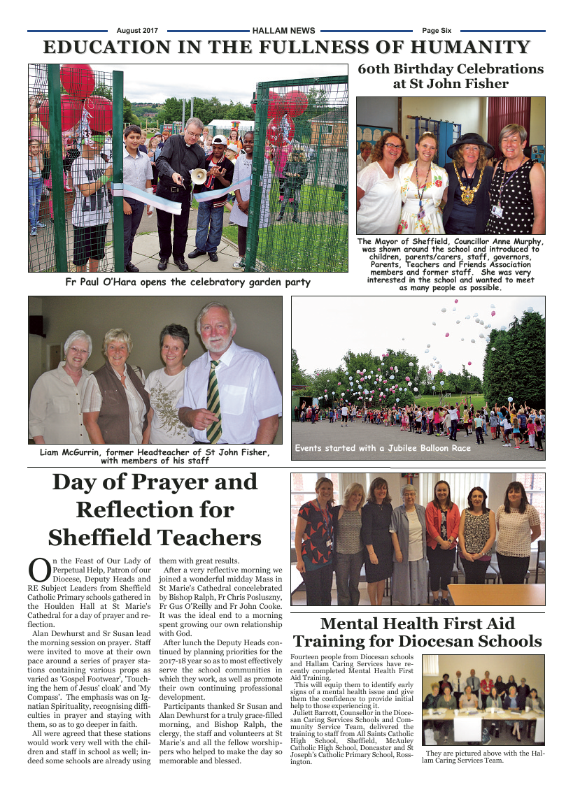 Aug 2017 edition of the Hallam News - Page 