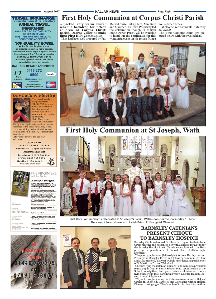 Aug 2017 edition of the Hallam News - Page 