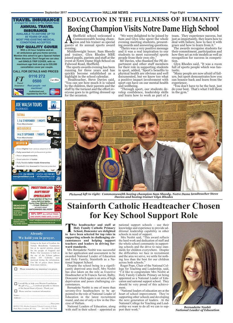 Sept 2017 edition of the Hallam News - Page 