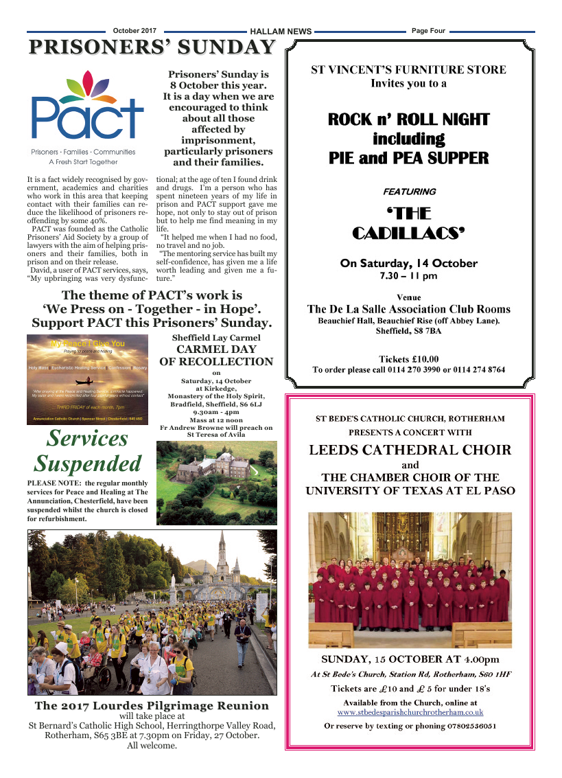 Oct 2017 edition of the Hallam News - Page 