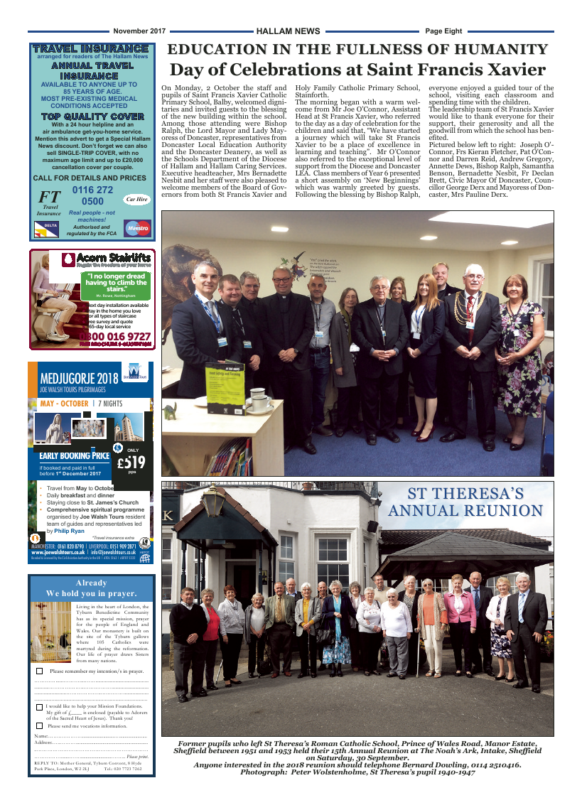 Nov 2017 edition of the Hallam News - Page 