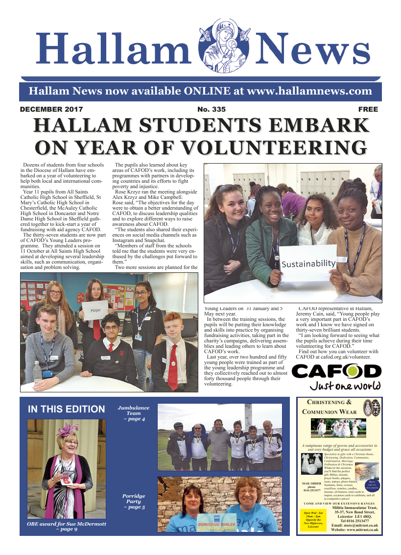 Dec 2017 edition of the Hallam News - Page 