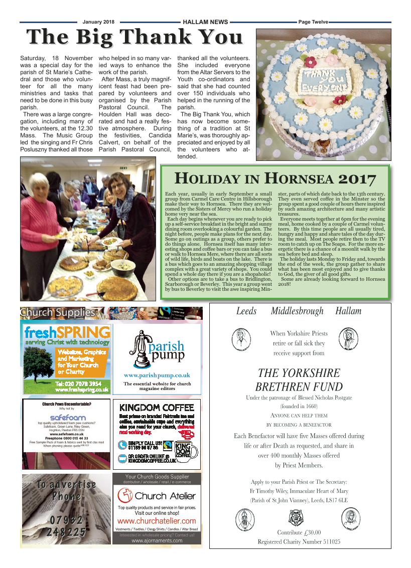 Jan 2018 edition of the Hallam News - Page 