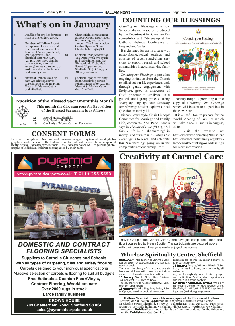 Jan 2018 edition of the Hallam News - Page 