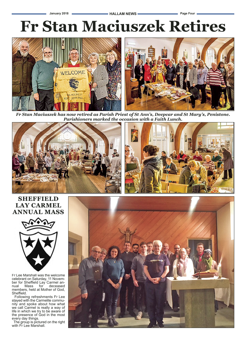 Jan 2018 edition of the Hallam News - Page 