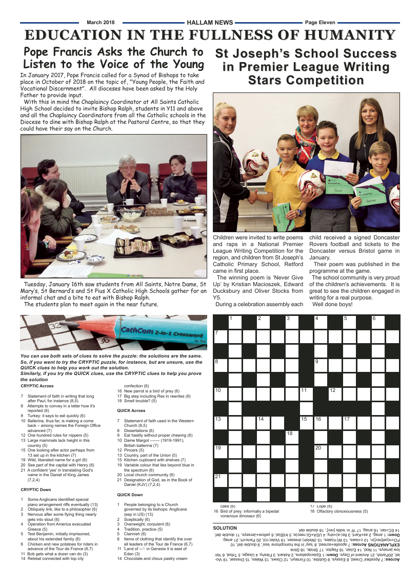 Mar 2018 edition of the Hallam News - Page 