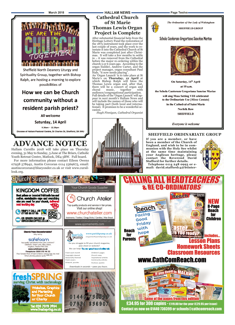 Mar 2018 edition of the Hallam News - Page 