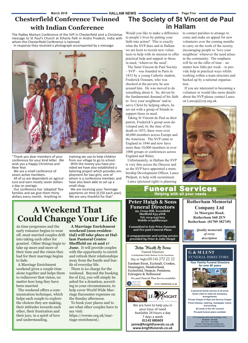 Mar 2018 edition of the Hallam News - Page 