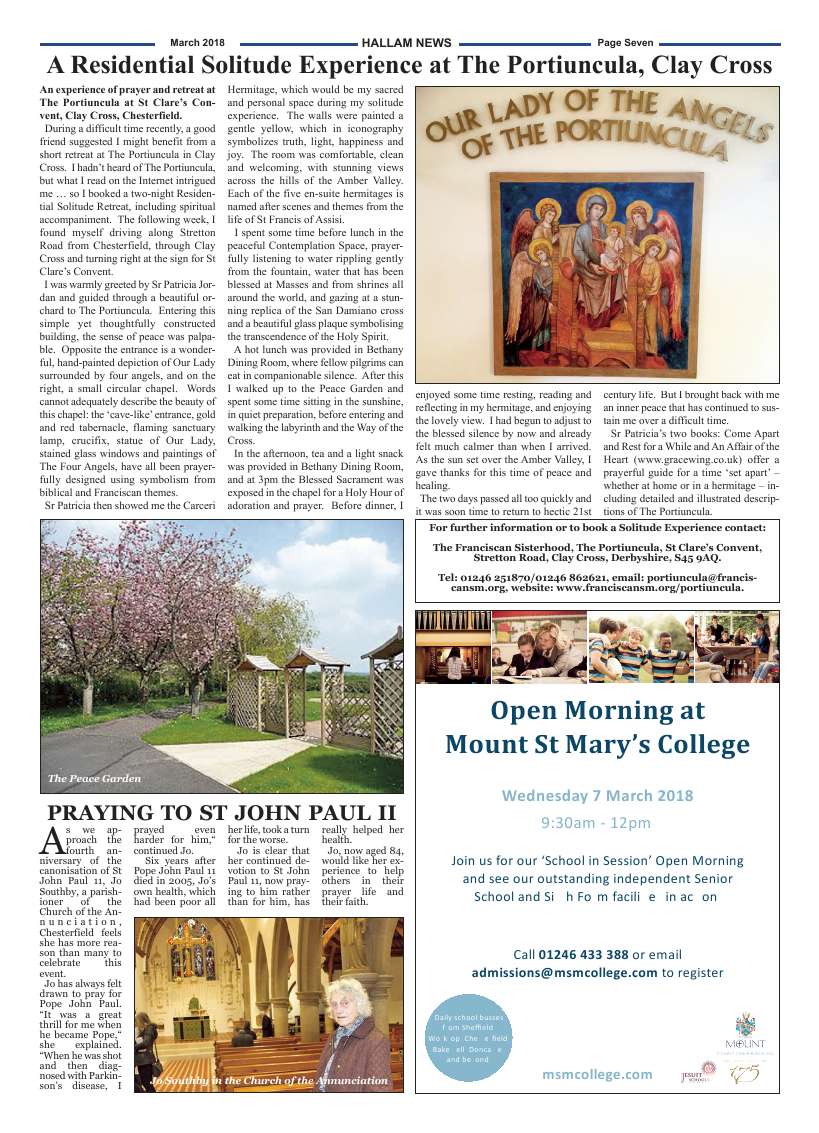 Mar 2018 edition of the Hallam News - Page 