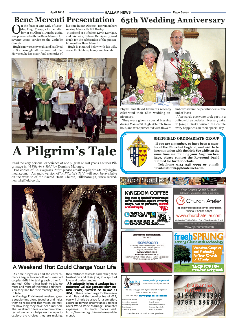 Apr 2018 edition of the Hallam News - Page 