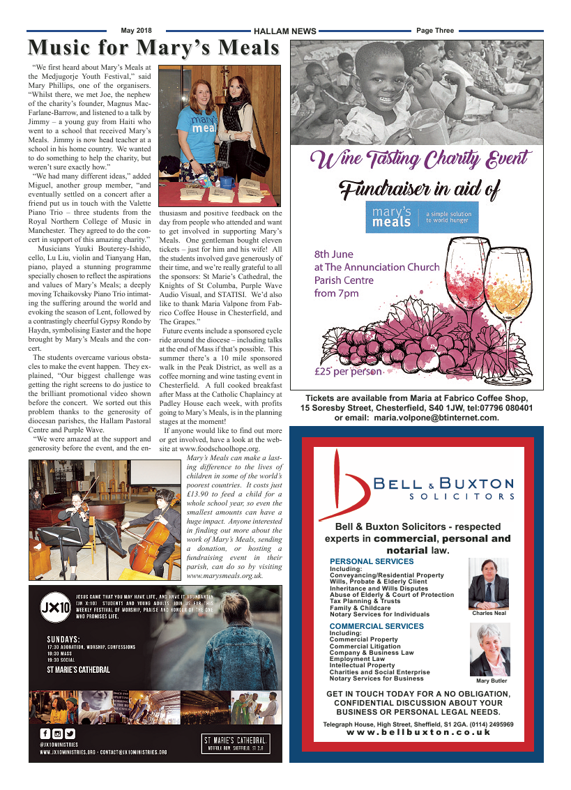 May 2018 edition of the Hallam News - Page 