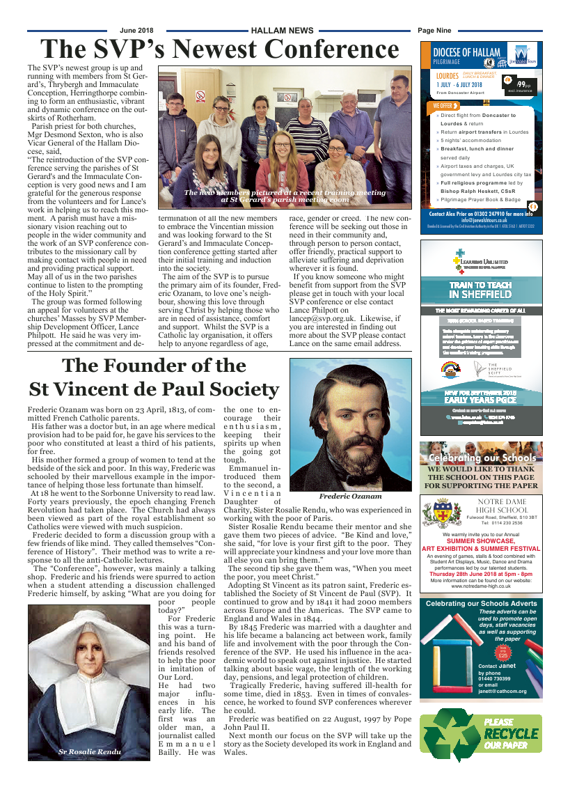 Jun 2018 edition of the Hallam News - Page 