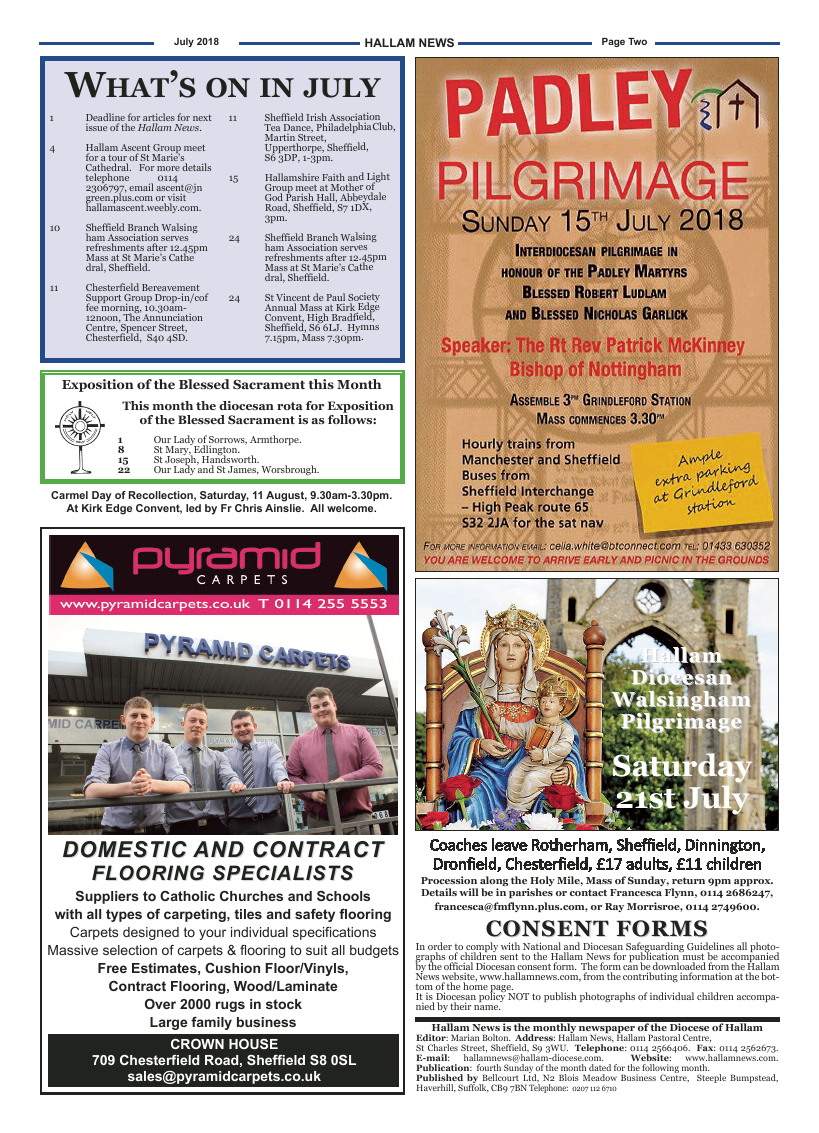 Jul 2018 edition of the Hallam News - Page 