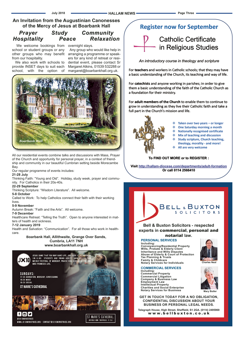 Jul 2018 edition of the Hallam News - Page 