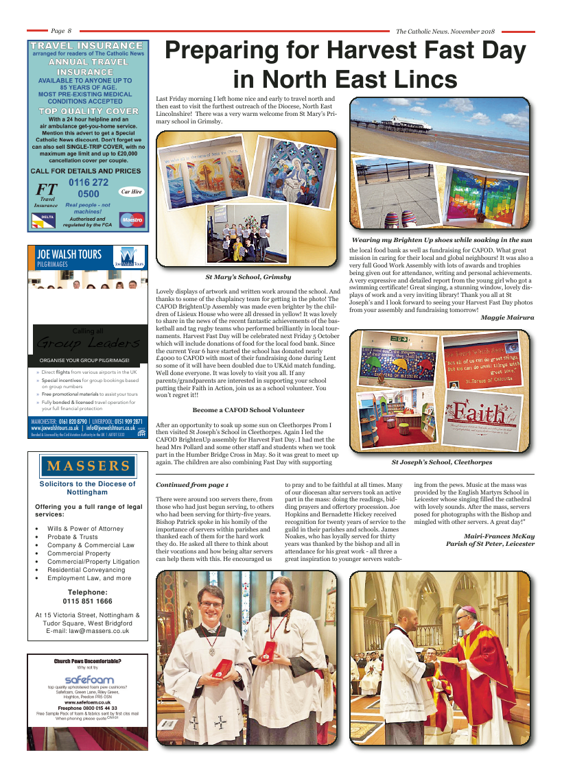 Nov 2018 edition of the Nottingham Catholic News - Page 