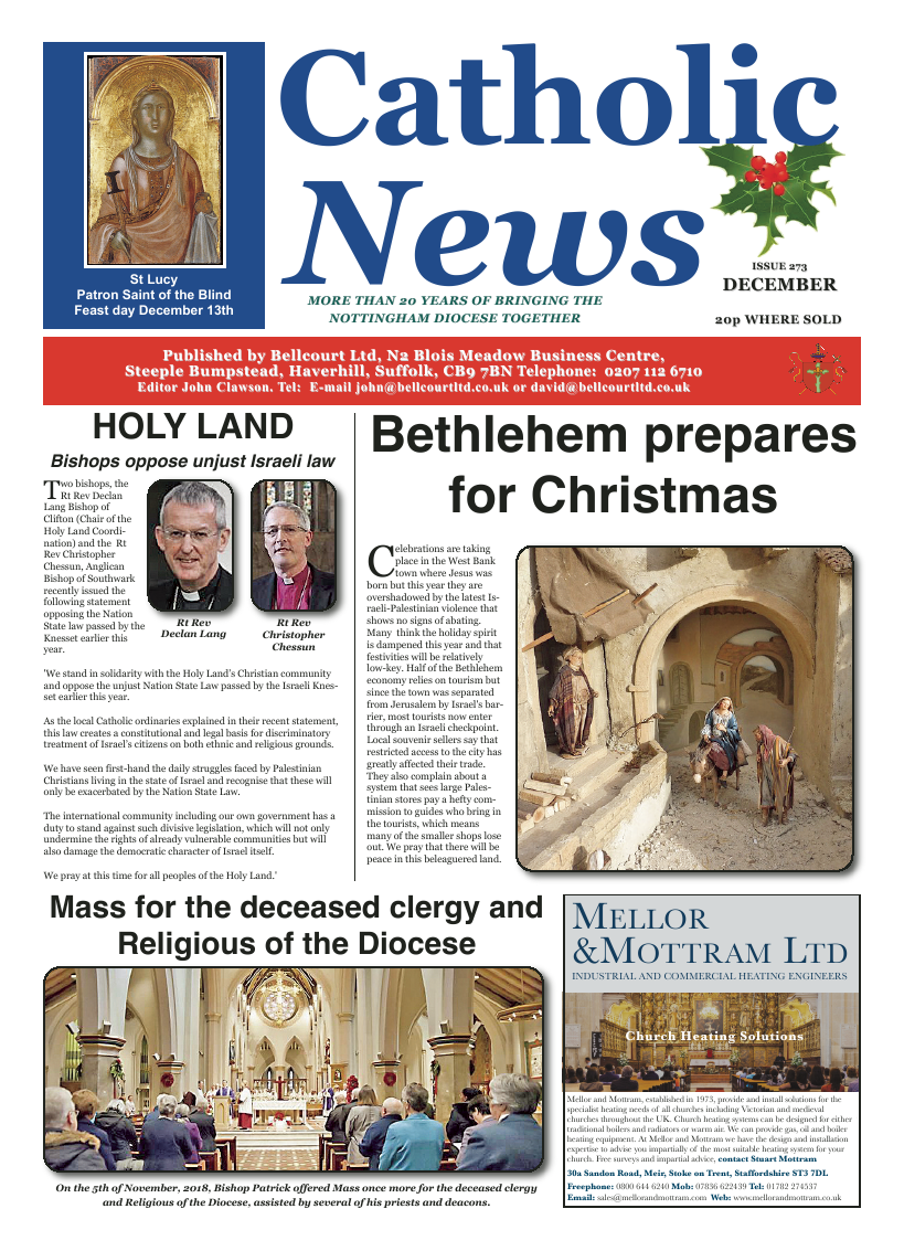 Dec 2018 edition of the Nottingham Catholic News - Page 